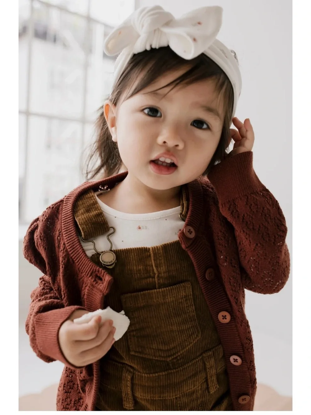 Jamie Kay Organic Cotton Headband in Buttercup Floral Child Size